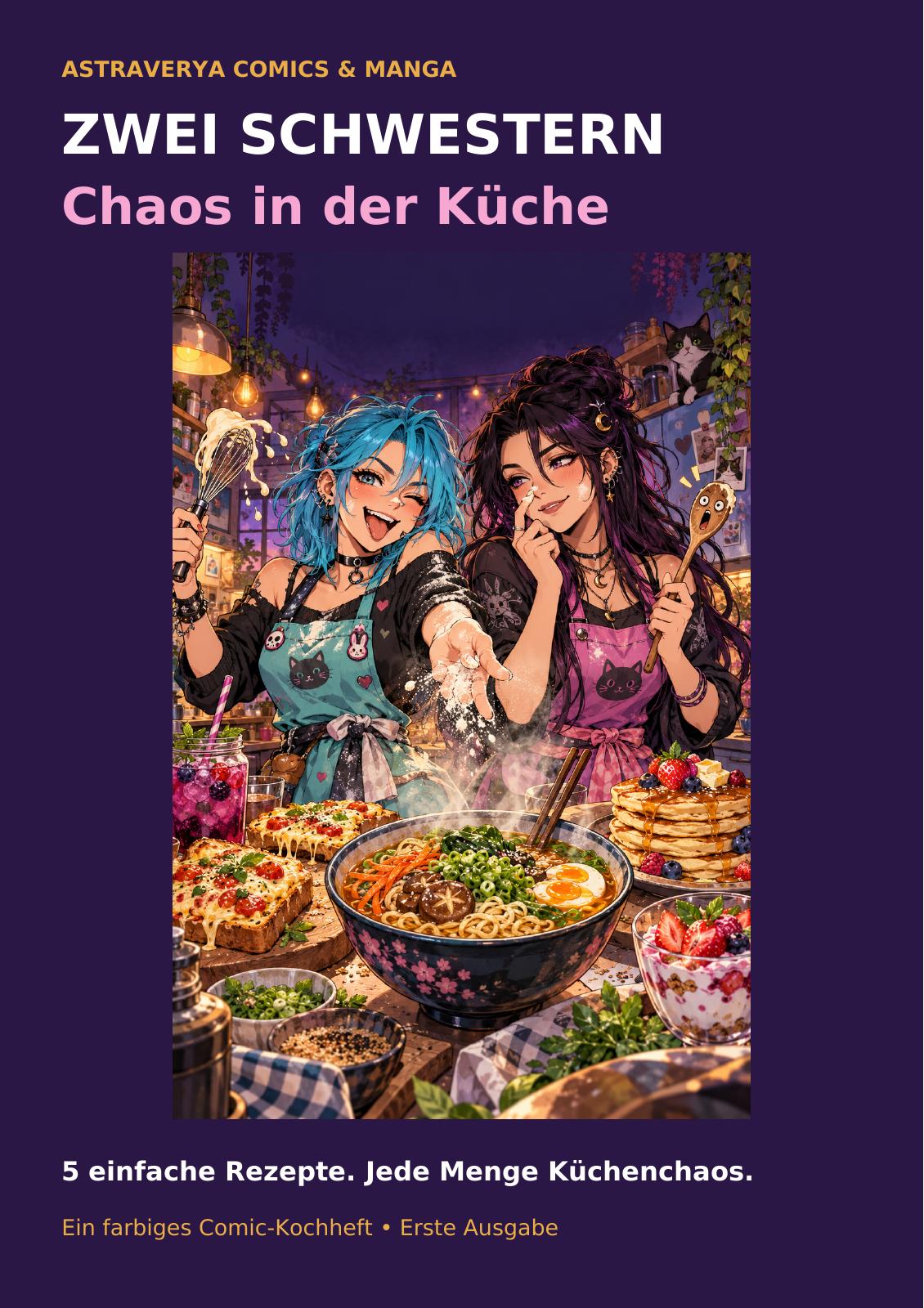 Cover von Zwei Schwestern – Chaos in der Küche